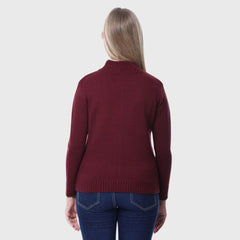 Women's Stylish High Neck Full Sleeve Winter Wear- Soft