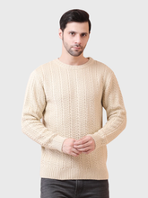 Classic Men’s Acrylic Pullover Sweater – Regular Fit