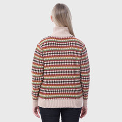 Women’s Winter Wear Knitted High Neck Sweater - Soft Woolen Pullover for Cold Weather