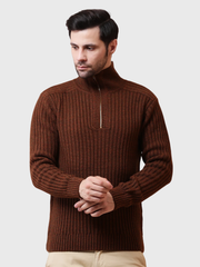 Classic Men’s Acrylic Pullover Sweater – Regular Fit