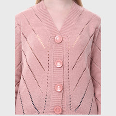 Women's Winterwear Woolen Cardigan- Button Down Sweater