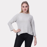 Women's Casual Round Neck Knitted Winter Sweater