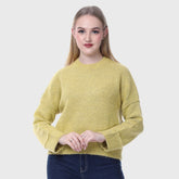 Women's Casual Woolen Sweater- Winter Wear-Stylish Full Sleeve Pullover