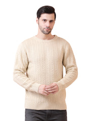 Classic Men’s Acrylic Pullover Sweater – Regular Fit