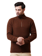 Classic Men’s Acrylic Pullover Sweater – Regular Fit