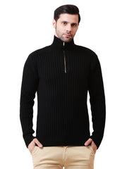 Classic Men’s Acrylic Pullover Sweater – Regular Fit