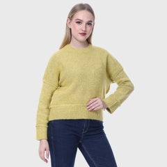 Women's Casual Woolen Sweater- Winter Wear-Stylish Full Sleeve Pullover