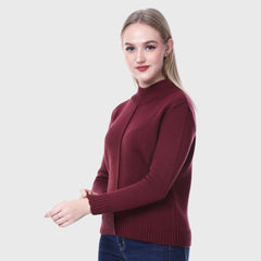Women's Stylish High Neck Full Sleeve Winter Wear- Soft