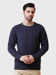 Classic Men’s Acrylic Pullover Sweater – Regular Fit