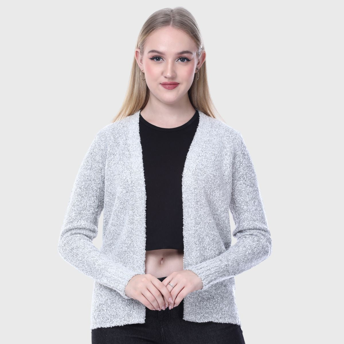 Women's Front Open Cardigan Winter Sweater- Lightweight Layered Knitwear