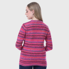 Women’s Sweater- Soft Woolen Knit Pullover- Round Neck Full Sleeve Jumper