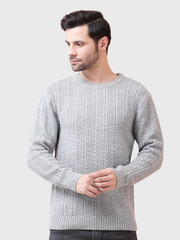 Classic Men’s Acrylic Pullover Sweater – Regular Fit