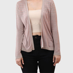 Women’s Lightweight Cotton Blend Full Sleeve Front Open Casual Shrug