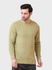 Classic Men’s Acrylic Pullover Sweater – Regular Fit