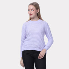 Women's Textured Knit Sweater – Soft Full Sleeve