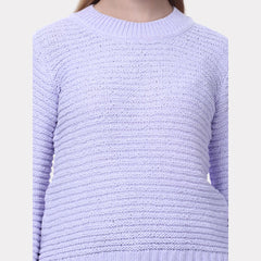 Women's Textured Knit Sweater – Soft Full Sleeve