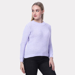 Women's Textured Knit Sweater – Soft Full Sleeve
