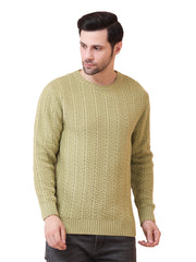 Classic Men’s Acrylic Pullover Sweater – Regular Fit