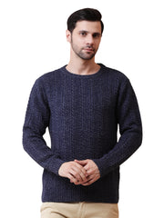 Classic Men’s Acrylic Pullover Sweater – Regular Fit
